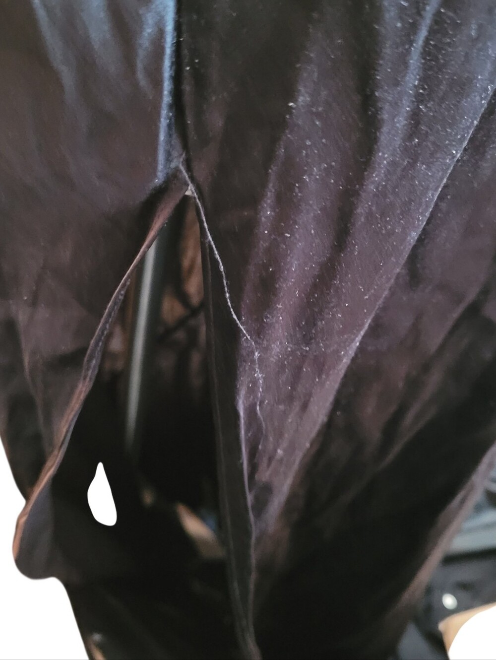 Victoria's Secret Silk Medium Black Silk Slip Negligee - Picture 3 of 5